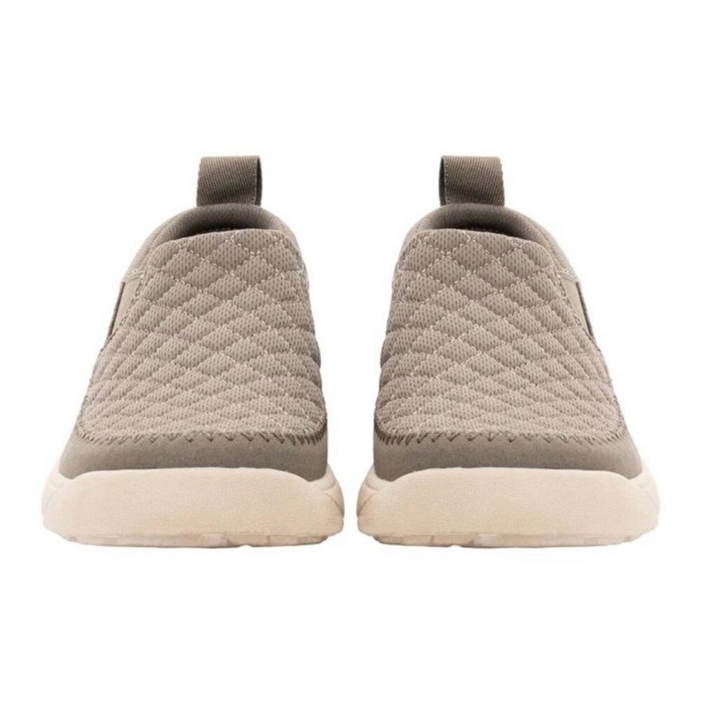 Stylish Staheekum Gray Quilted Slip-On Sneakers Size 8 - Picture 6 of 11